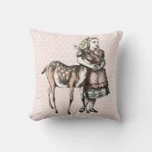 アリスと子鹿の装飾用クッション クッション (正面)
