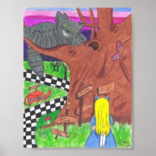 アリスと安っぽい猫ポスター ポスター (正面)