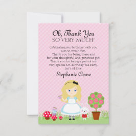 アリスと彼女のティーパーティー 招待状