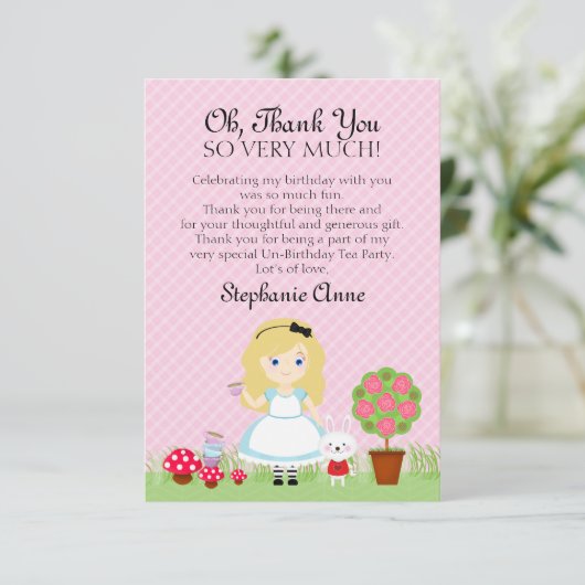 アリスと彼女のティーパーティー 招待状 (スタンド正面)