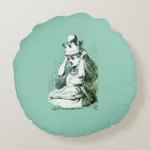 アリスと白うさぎハッピーバースデー令 ラウンドクッション (裏面)