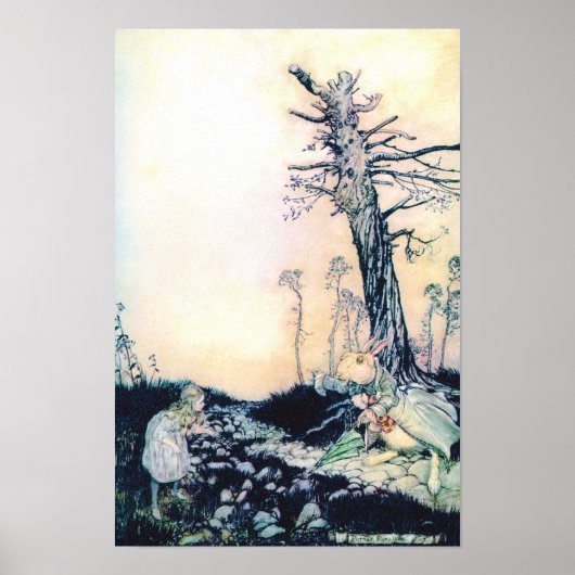 アリスと白うさぎ ポスター (正面)