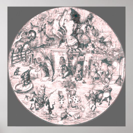 アリスと集団ピンクティント ポスター (正面)