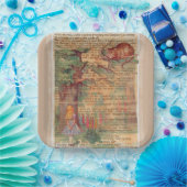 アリスと.Cheshireネコ紙プレート ペーパープレート (パーティー)