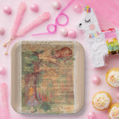 アリスと.Cheshireネコ紙プレート ペーパープレート (パーティー)