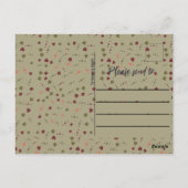 アリスのお茶パーティーマッドハッターワンダーランド ポストカード (裏面)