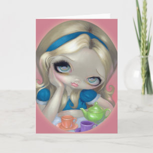 「アリスのお茶パーティー」グリーティングカード カード