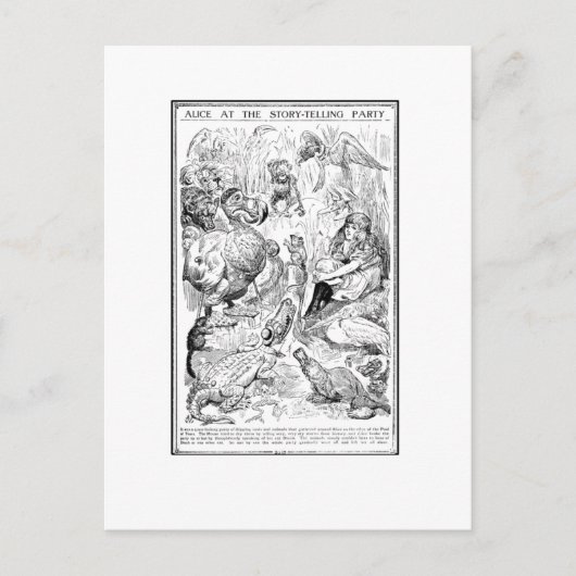 アリスのお話パーティー ポストカード (正面)