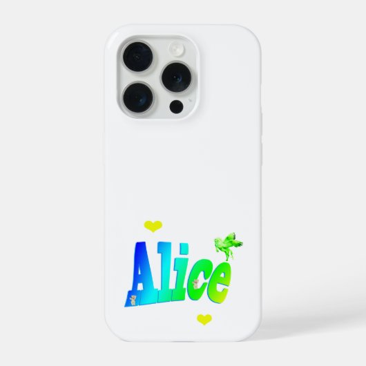 アリスのための色 iPhoneケース (裏面)