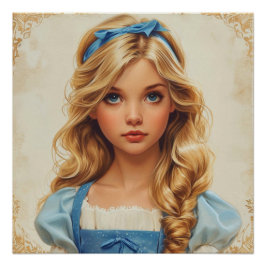 アリスのふしぎな喜び：ワンダーランドの whimsy ポスター