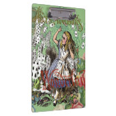 アリスのカードwonderlandハットウサギ クリップボード (右)