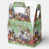 アリスのカードwonderlandハットウサギ フェイバーボックス (オープン)