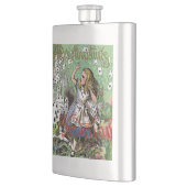 アリスのカードwonderlandハットウサギ フラスク (左)