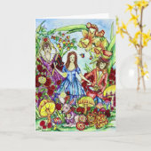 アリスのバースデー・カード カード (黄色い花)