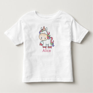 アリスのパーソナライズされた贈り物 トドラーTシャツ