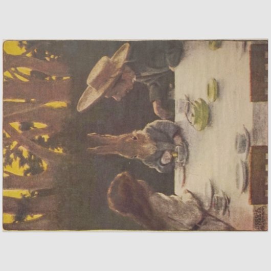 アリスのワンダーランドでの冒険不機嫌ティーパーティー 薄葉紙 (正面)