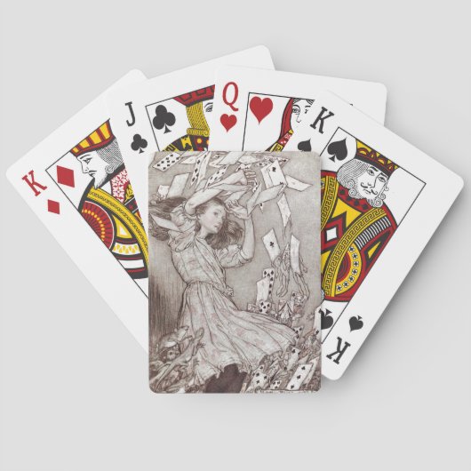 アリスのワンダーランドでの冒険(1907) トランプ (裏面)