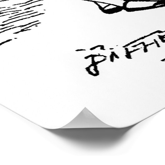 アリスのワンダーランド冒険イラストレーション ポスター (角)