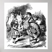 アリスのワンダーランド冒険イラストレーション ポスター (正面)