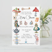 アリスの不思議なティーパーティー 招待状 (スタンド正面)