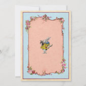 アリスの不思議の国のウサギパーティー招待状 招待状 (裏面)