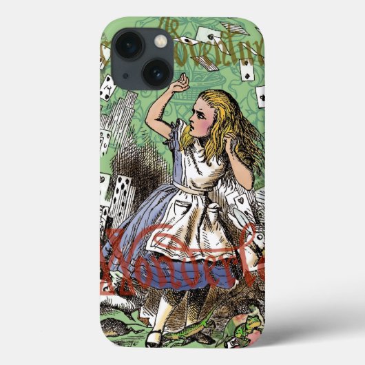 アリスの不思議の国のカード ハッター ウサギ Case-Mate iPhoneケース (裏面)