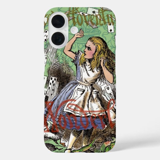 アリスの不思議の国のカード ハッター ウサギ Case-Mate iPhoneケース (裏面)