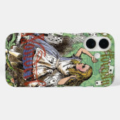 アリスの不思議の国のカード ハッター ウサギ Case-Mate iPhoneケース (裏面 (横))
