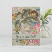 アリスの不思議の国のチェシャ猫の木の庭 招待状 (スタンド正面)