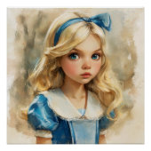 アリスの不思議の国の幻想性：不思議の国の気まぐれ ポスター (正面)