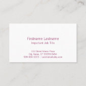 アリスの小さいドア 名刺 (裏面)