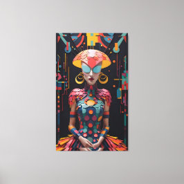 アリスの新しいアフタヌーンティーパーティー- Ken Gage Art キャンバスプリント