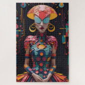 アリスの新しいアフタヌーンティーパーティー- Ken Gage Art ジグソーパズル (縦)