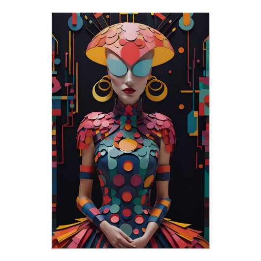 アリスの新しいアフタヌーンティーパーティー- Ken Gage Art ポスター (正面)