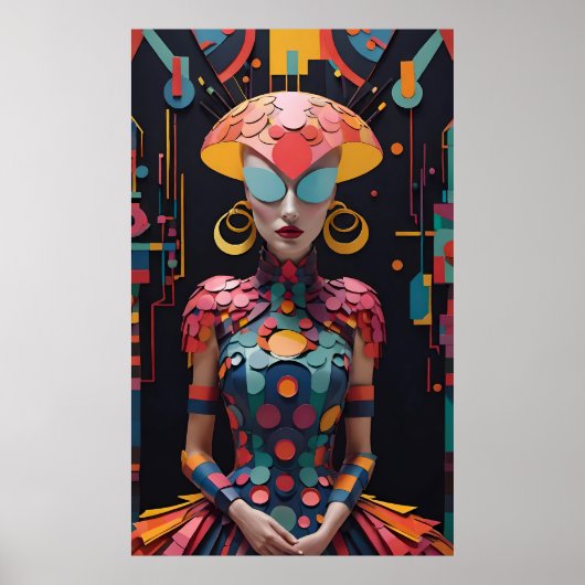 アリスの新しいアフタヌーンティーパーティー- Ken Gage Art ポスター (正面)