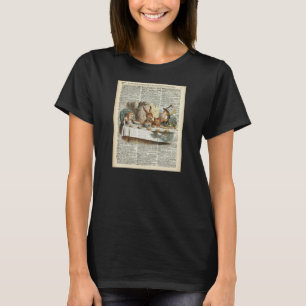 アリスの朝の茶時間 Tシャツ