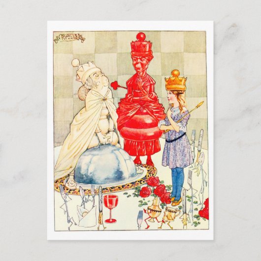 アリスの歌：魚のなぞなぞは ポストカード (正面)