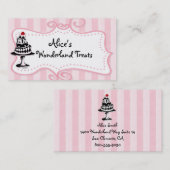 アリスの甘い店の名刺 名刺 (正面/裏面)