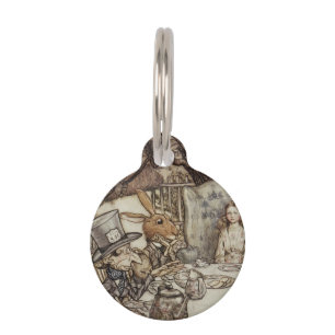 アリスの誕生日じゃないパーティー ウサギ ハッター ペット　ネームタグ