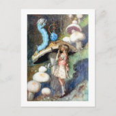 アリスはいもむしにアドバイスをもってこようとして ポストカード (正面)