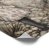 アリスはいもむし小僧に話しかけて ポスター (角)