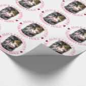 アリスはウサギの巣穴不思議の国にころびます ラッピングペーパー (角)