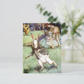 アリスはウサギの気を散らすものに出会う ポストカード (スタンド正面)