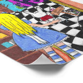 アリスはガラスのポスターを見て ポスター (角)