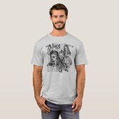 アリスはコラージュを飲む Tシャツ (正面フル)