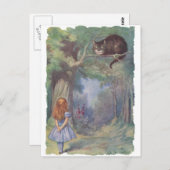 アリスはチェシャーキャットに出会う ポストカード (正面/裏面)