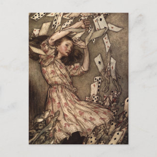 アリスはトランプに群がる ポストカード