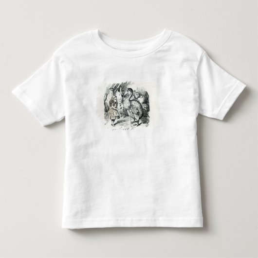 アリスはドードーに出会う トドラーTシャツ (正面)