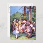 アリスはドードーの鳥に出会う ポストカード (正面/裏面)