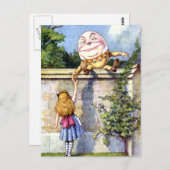 アリスはハンプティ・ダンプティに出会う ポストカード (正面/裏面)